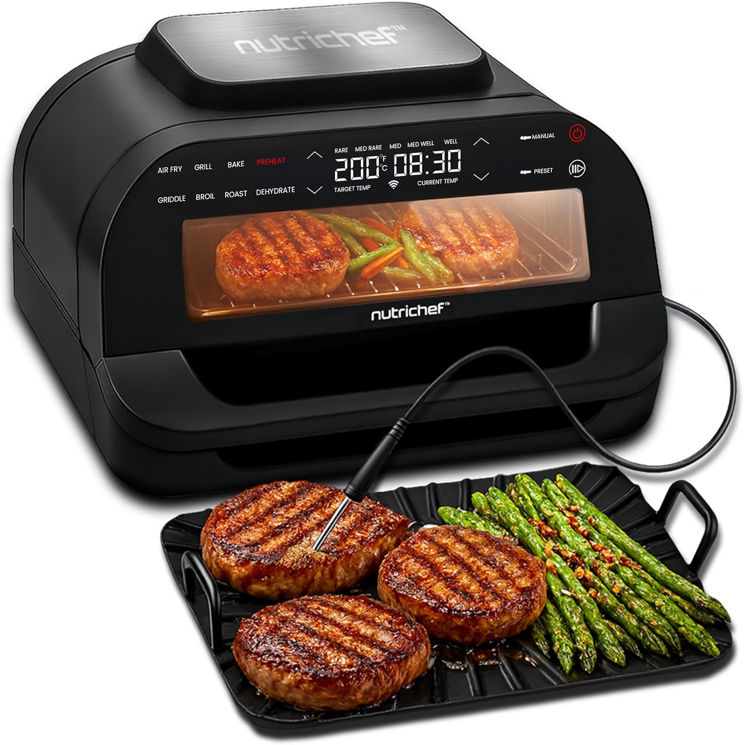 MINI OVEN GRILL ELECTRIC AIR FRYER NON-FAT AIR FRYER