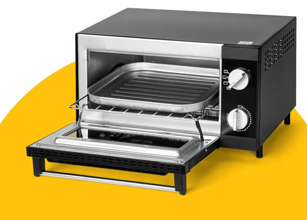 MINI OVEN TOASTER GRILL PIZZA OVEN 1000W 12L ELECTRIC GRILL Brand Clatronic