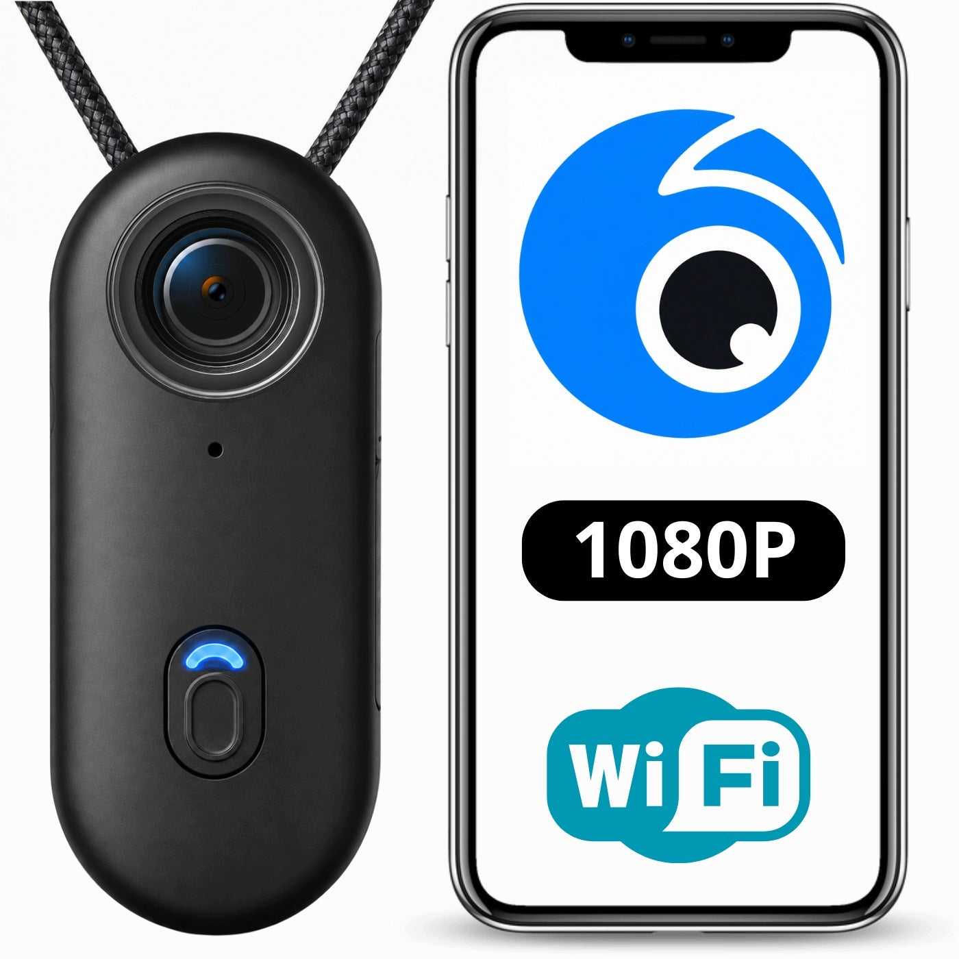 MINI PERSONAL SPORTS CAMERA FOR CLOTHING WIFI POLICE WATERPROOF ANDROID