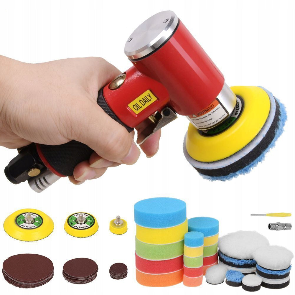 MINI PNEUMATIC OSCILLATING POLISHER ECCENTRIC AIR GRINDER Power supply mains