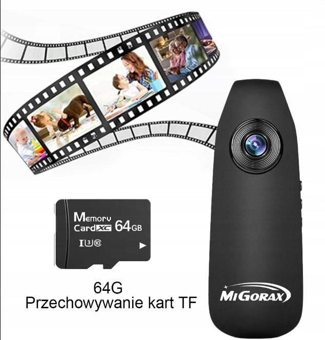 MINI POLICE CAMERA PERSONAL MONITORING FULL HD 1080P Manufacturer code 5907419769496