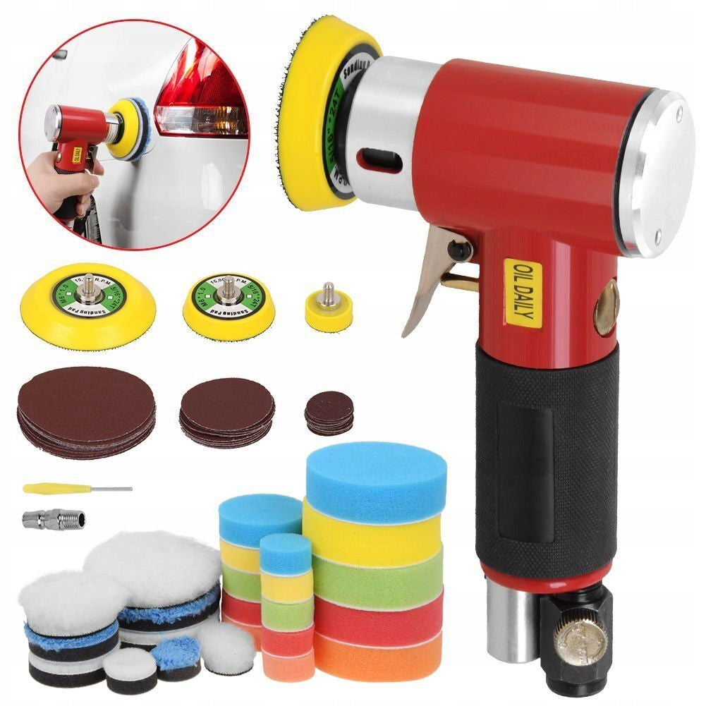 MINI POLISHER 25MM 50MM 75MM ECCENTRIC SPONGE GRINDER SET