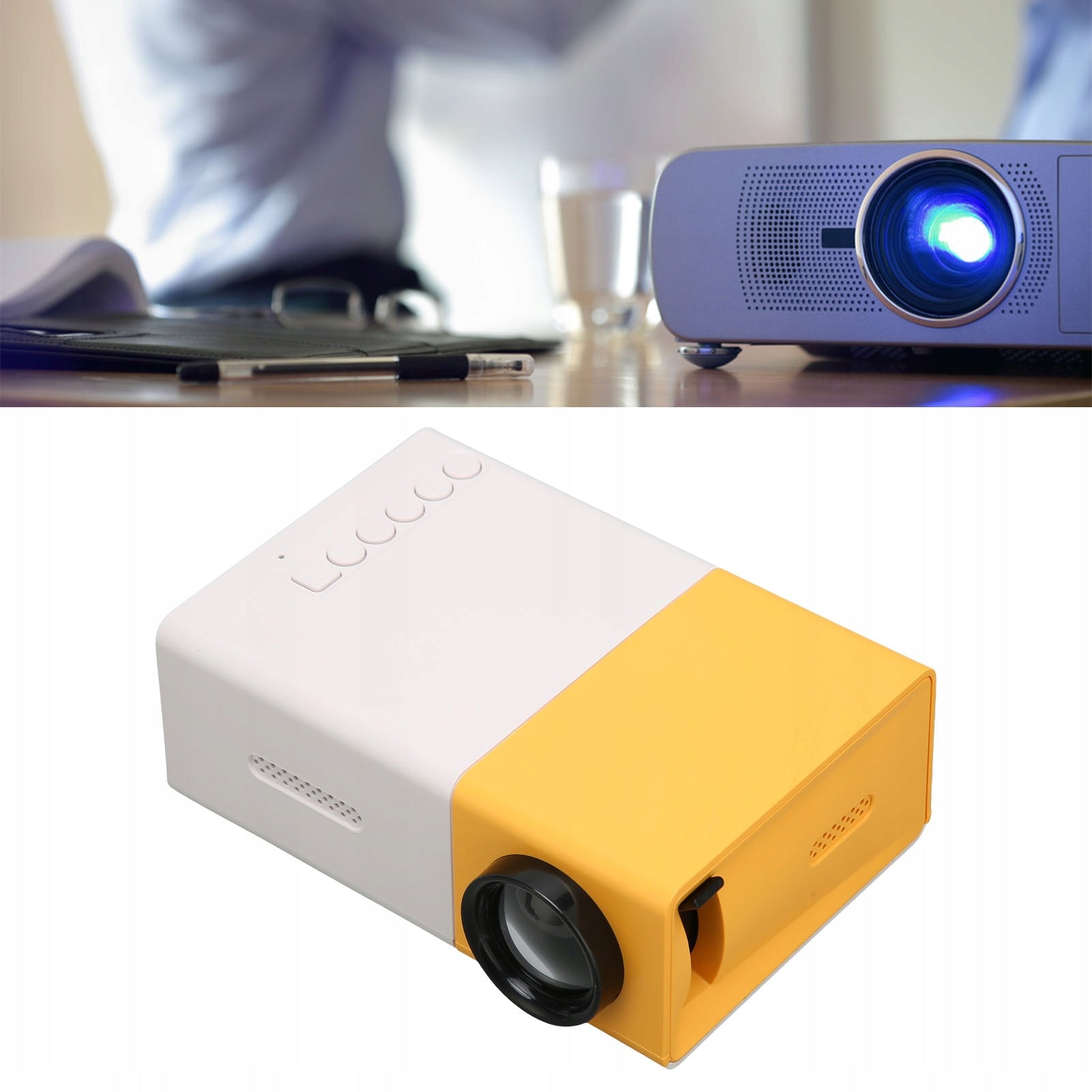 MINI PORTABLE PROJECTOR FOR HOME THEATER LED FULL HD Brand no brand