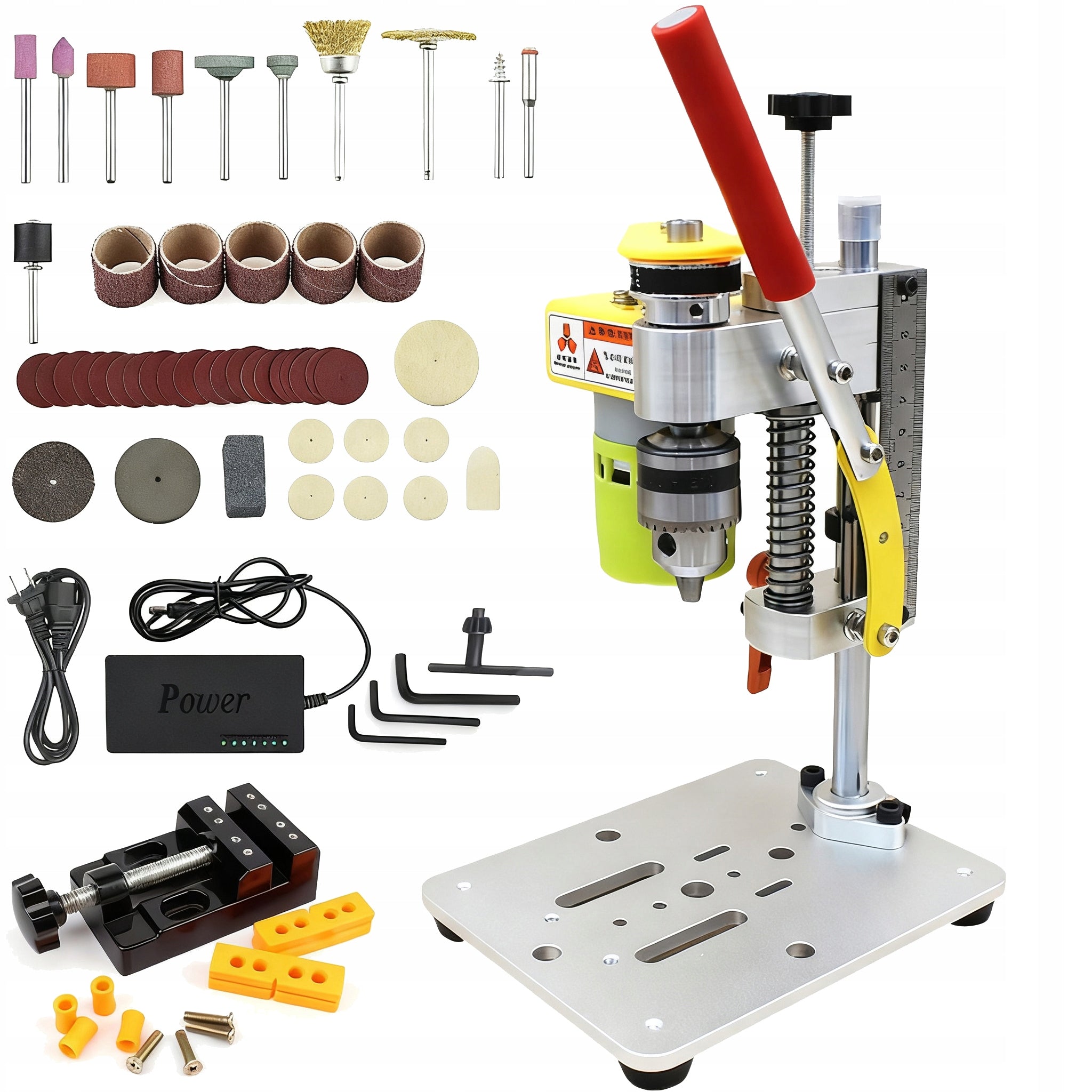 MINI PRECISION DRILL TABLE DRILL 795ENGINE B10 CHUCK 120W+VISE