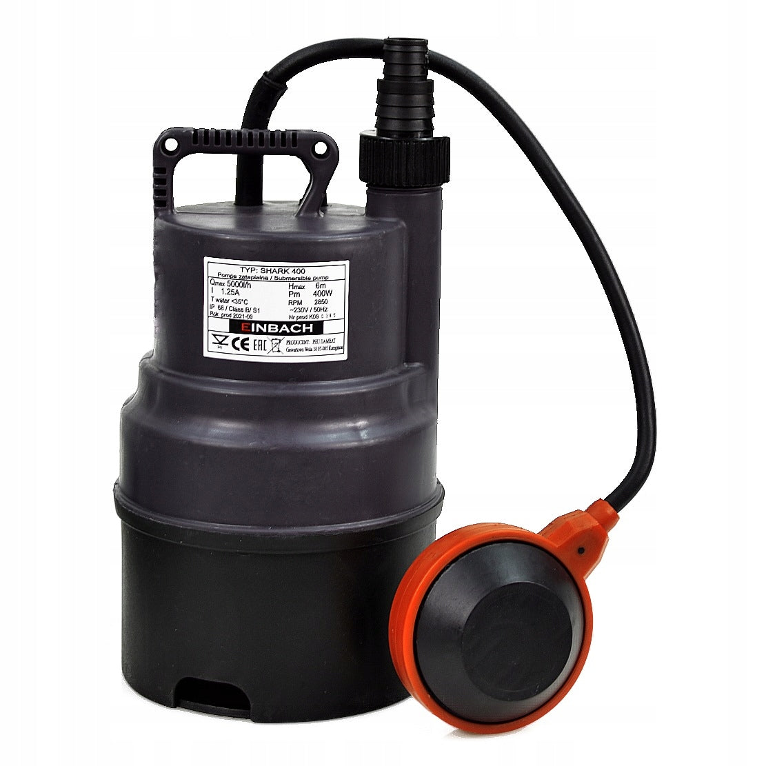 MINI PUMP WITH FLOAT FOR DIRTY WATER CLEAN RAINWATER 400W SMALL EFFICIENT Batteries included no