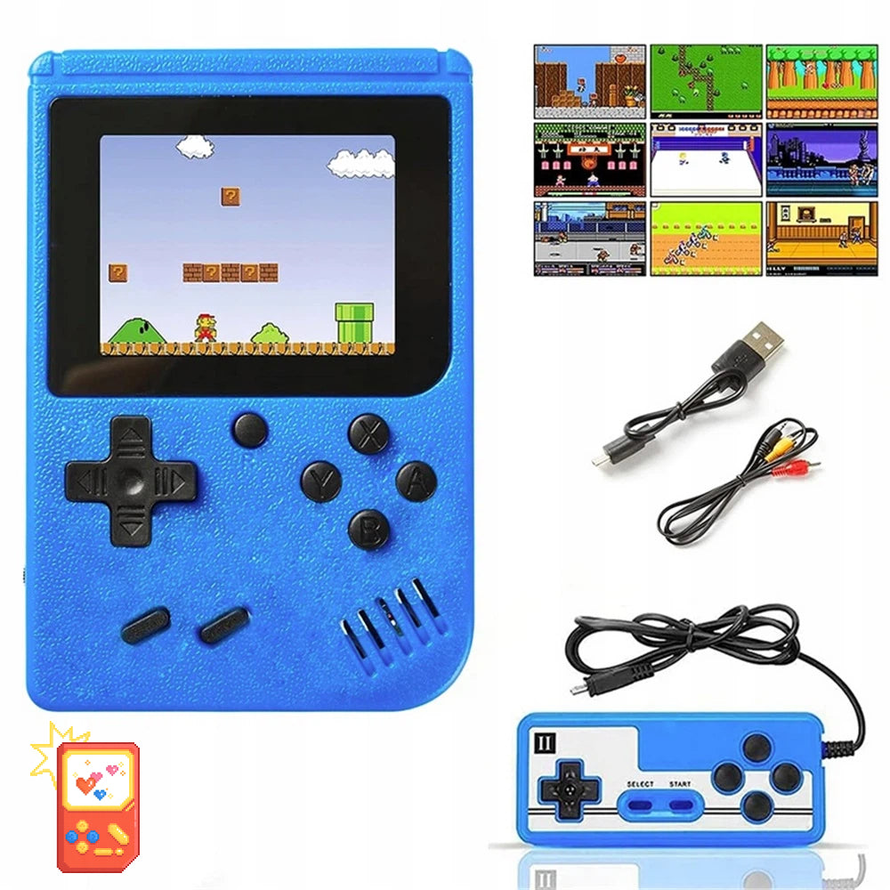 MINI RETRO CONSOLE 800 GAMES INCLUDED 3 INCH TV JOIN FOR GIFT Packaging status original