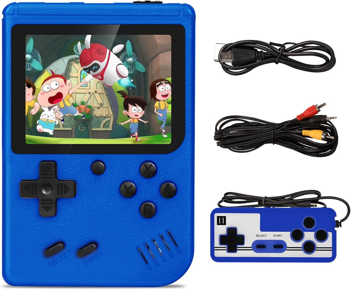 MINI RETRO CONSOLE 800 GAMES INCLUDED 3 INCH TV JOIN FOR GIFT