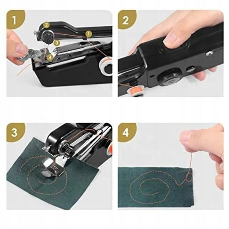 MINI SEWING MACHINE HANDY TRAVEL BATTERY OPERATED Black Brand no brand
