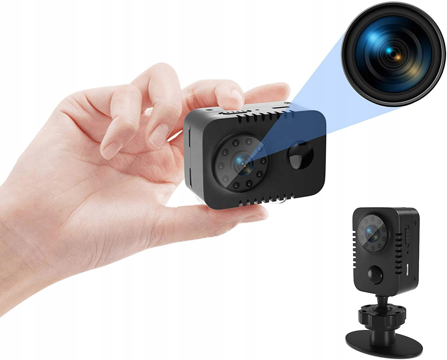 MINI SPY CAMERA HIDDEN WITH MOTION SENSOR RECORDS TO MICROSD CARD
