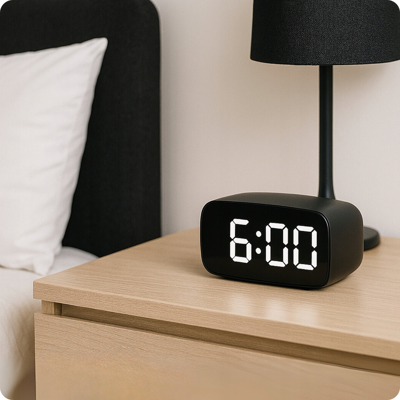 MINI SPY WIFI CAMERA HIDDEN IN ALARM CLOCK ANDROID REMOTE MOTION PREVIEW Packaging status original