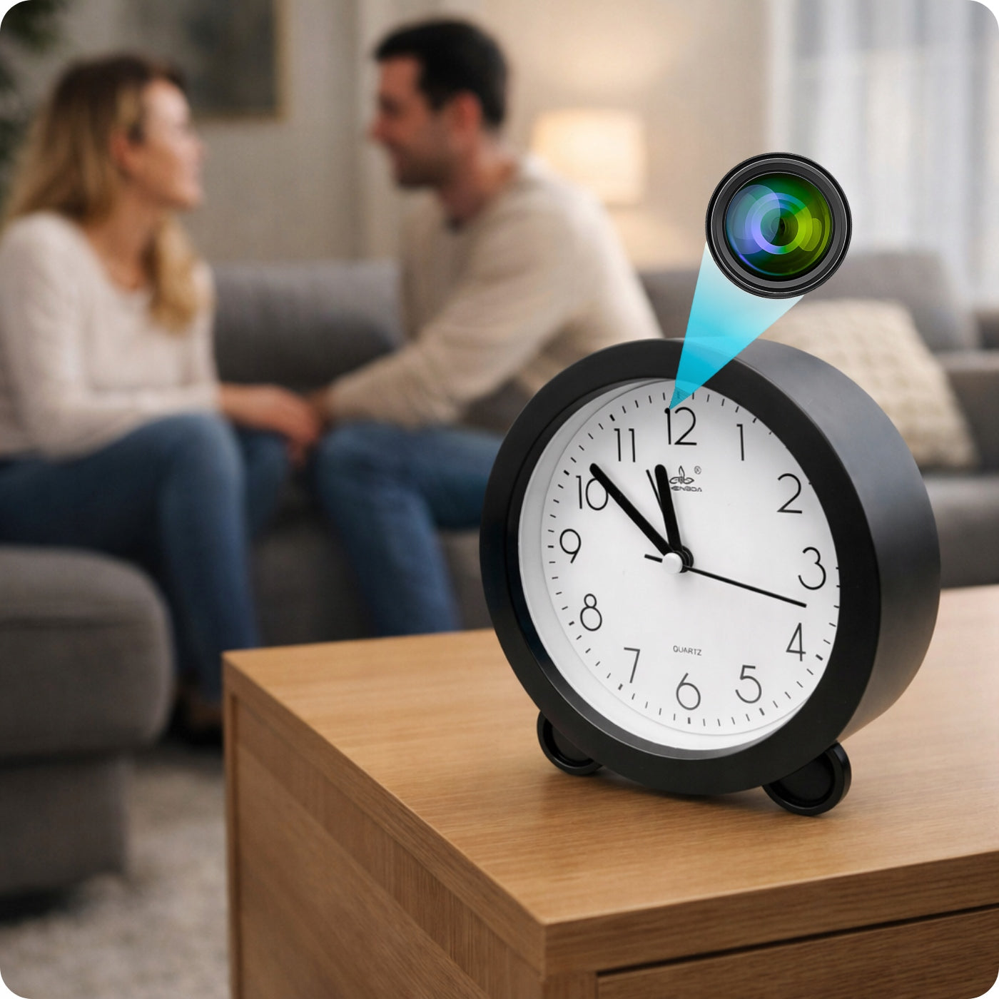 MINI SPY WIFI CAMERA IN WATCH MOTION SENSOR PREVIEW ON PHONE Packaging status original