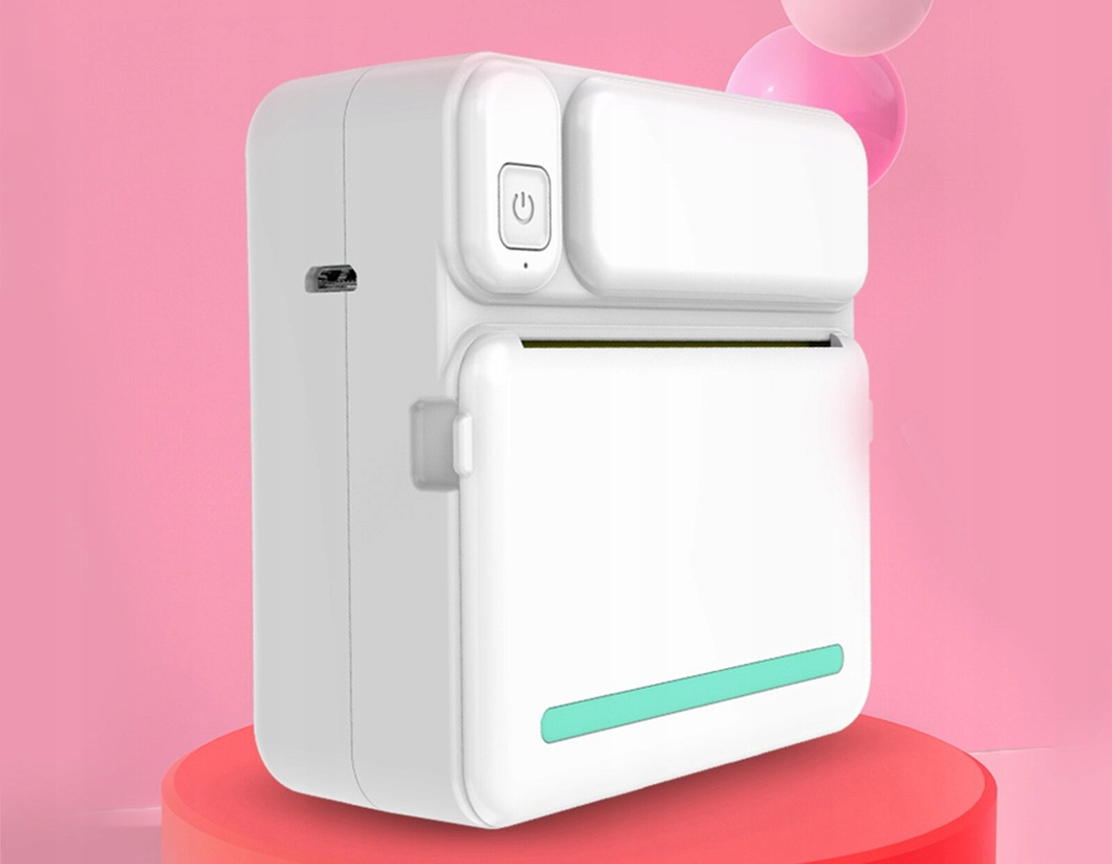 MINI THERMAL PRINTER FOR PHOTOS OF LABEL NOTES + 13 ROLLS FREEBIE STICKERS Manufacturer code PRINTX6