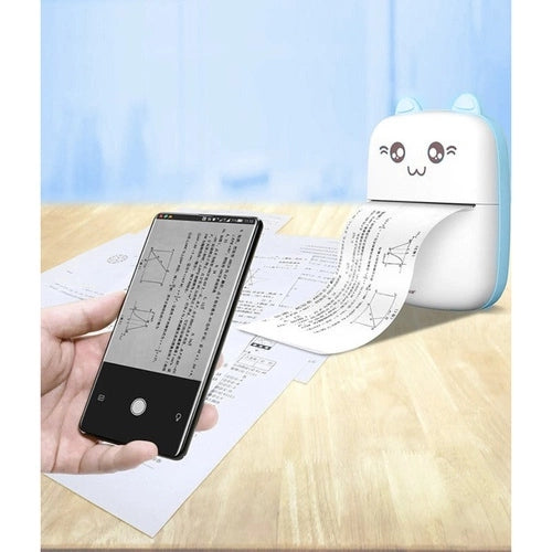 MINI Thermal PHOTO PRINTER for Kids CAT Portable + 11 Rolls Manufacturer code 22272