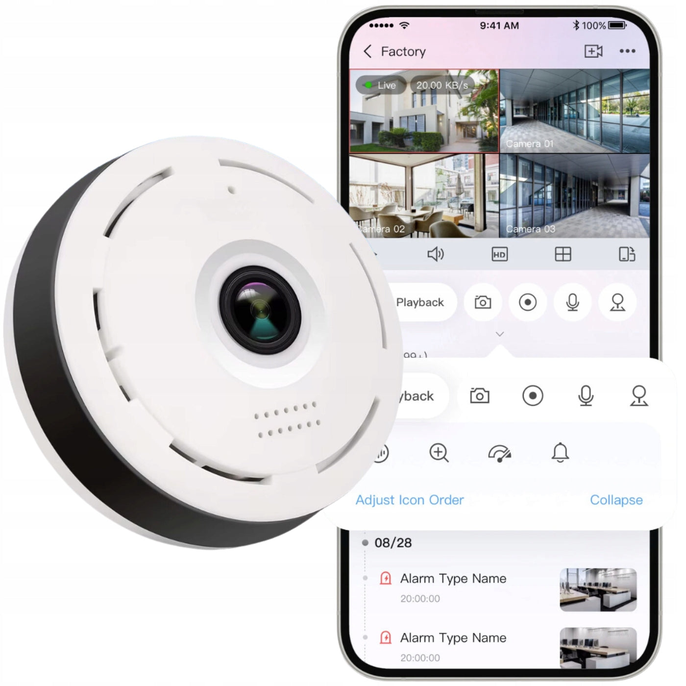MINI WIFI CAMERA SPY HIDDEN APP REMOTE VIEWING MOTION SENSOR