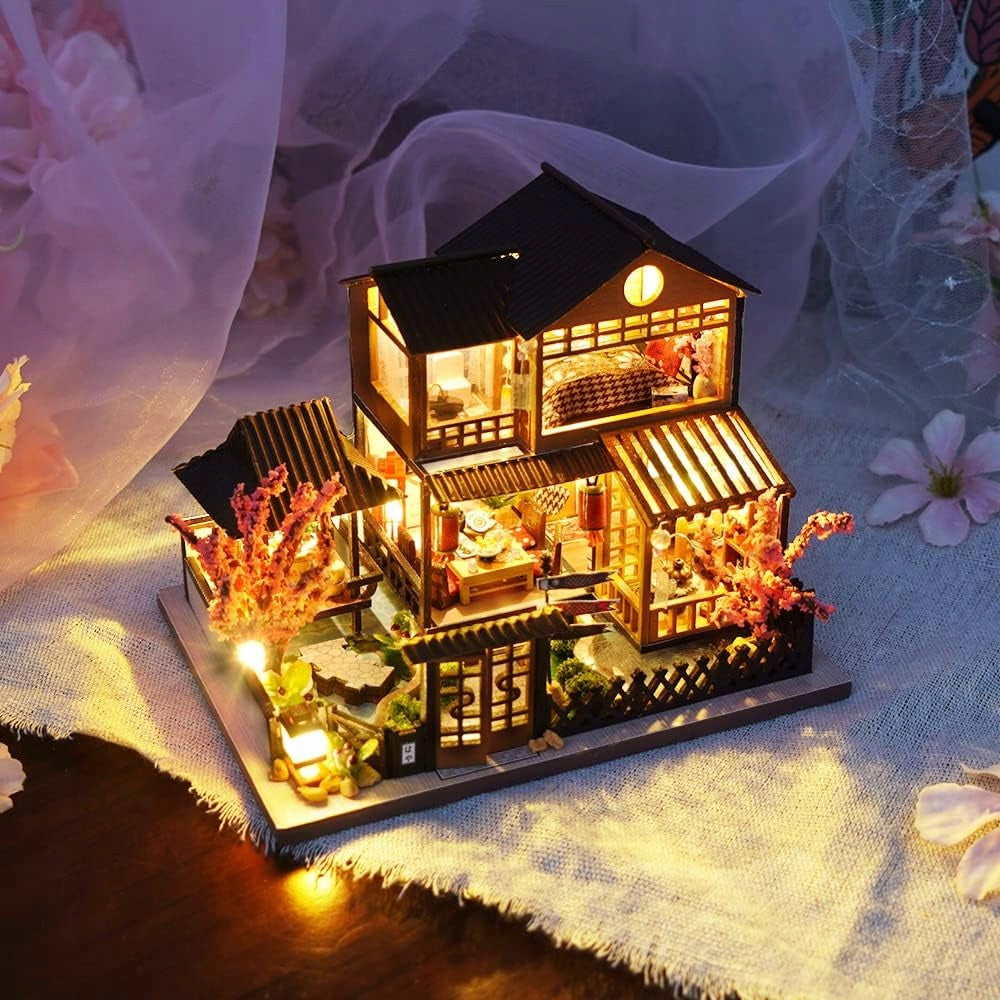 MINIATURE HOUSE PUZZLE RETRO CREATIVE PREMIUM FOR SELF-ASSEMBLY Brand no brand
