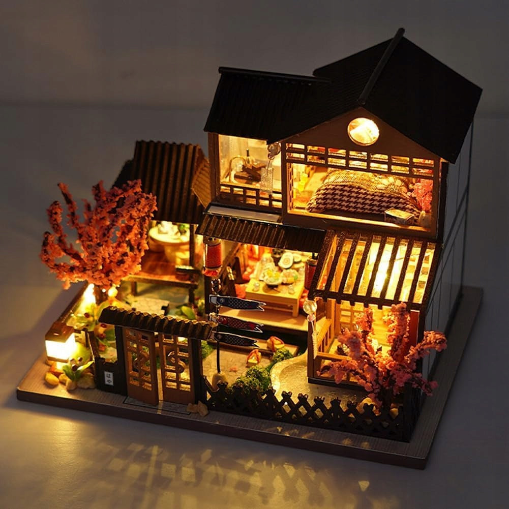 MINIATURE HOUSE PUZZLE RETRO CREATIVE PREMIUM FOR SELF-ASSEMBLY Packaging status original