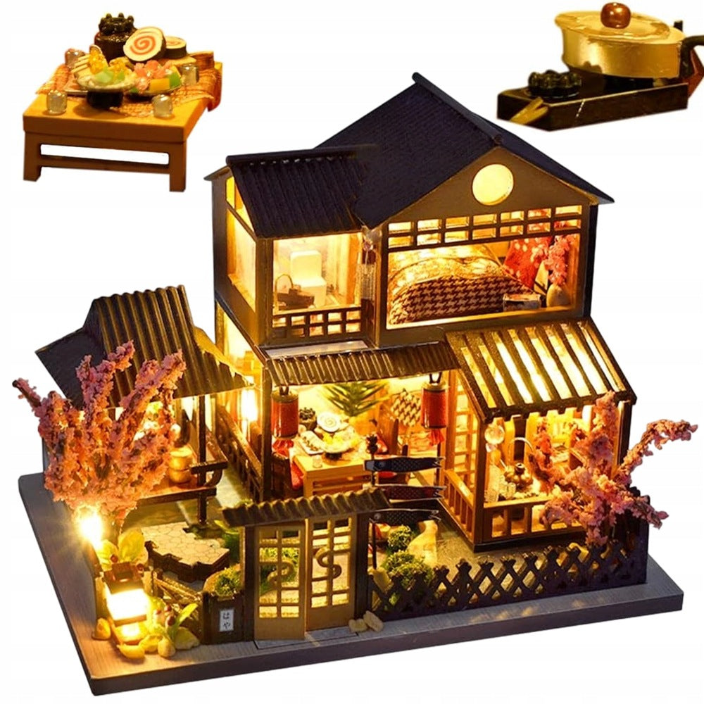 MINIATURE HOUSE PUZZLE RETRO CREATIVE PREMIUM FOR SELF-ASSEMBLY