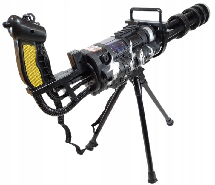 MINIGUN BATTERY-OPERATED RIFLE SNIPER PLAYING LEDS