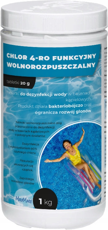 MIRAMARE former MARINA Chlor 4-ro functional slow-dissolving tablets 20g/1kg