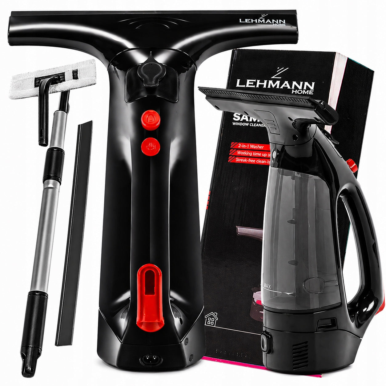 MIRROR WINDOW WASHER CORDLESS HIGH WINDOW SET FOR GIFT