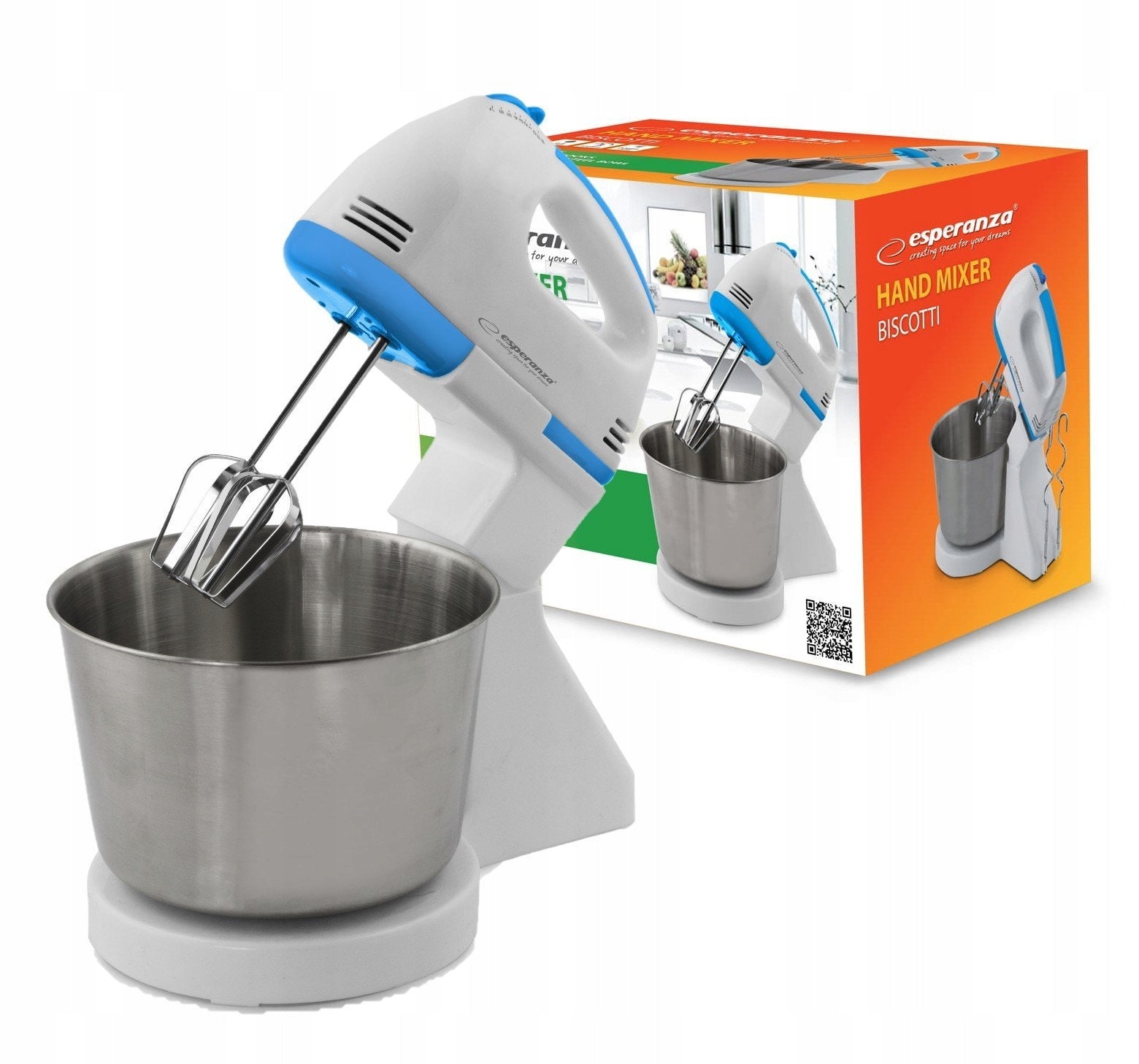 MIXER WITH BOWL 2,5L FOOD PROCESSOR 150W KNEADING DOUGH 7 SPEEDS Packaging status original
