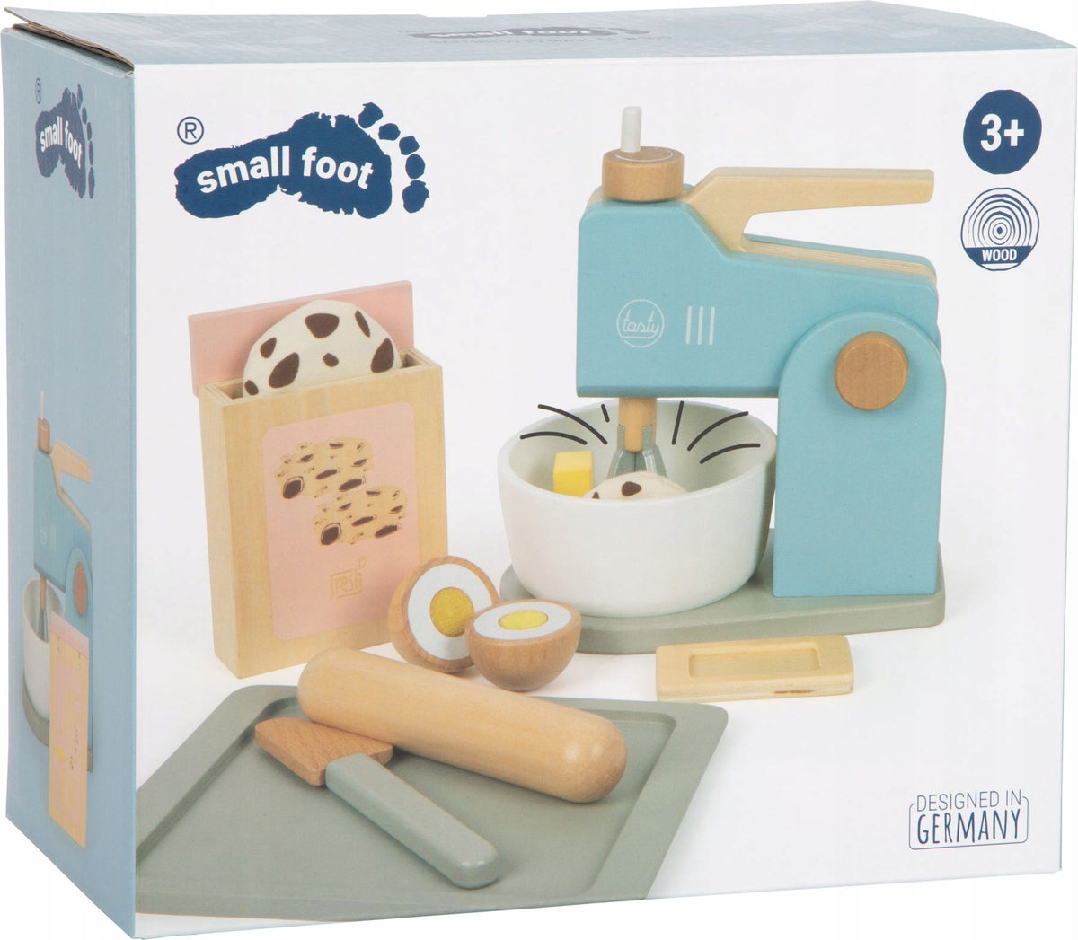 MIXER with bowl + ACCESSORIES wood FUN COOKING Brand Small Foot
