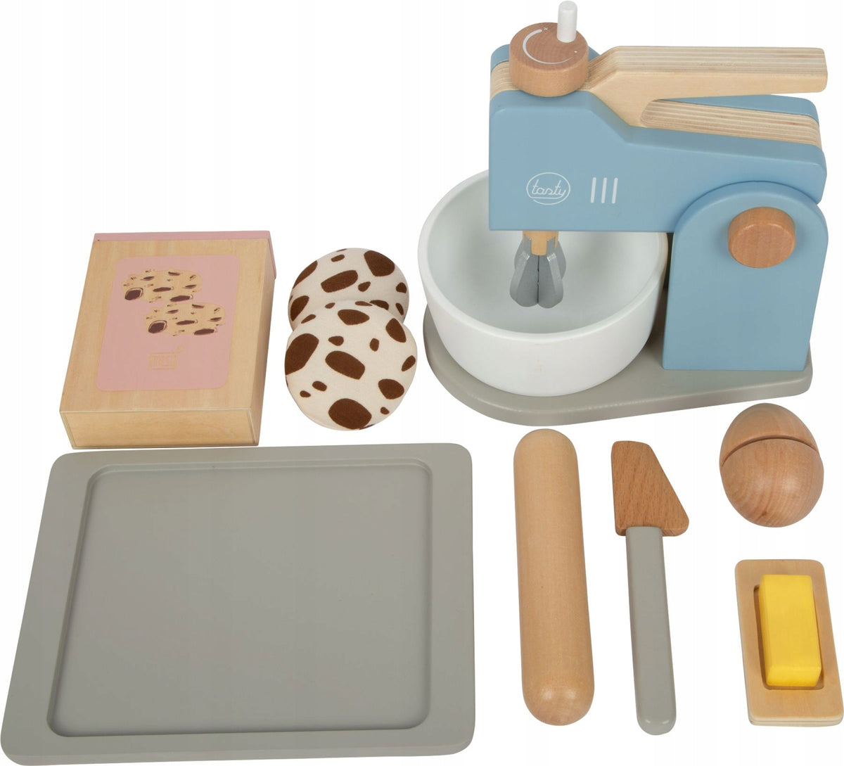 MIXER with bowl + ACCESSORIES wood FUN COOKING Character/Title none