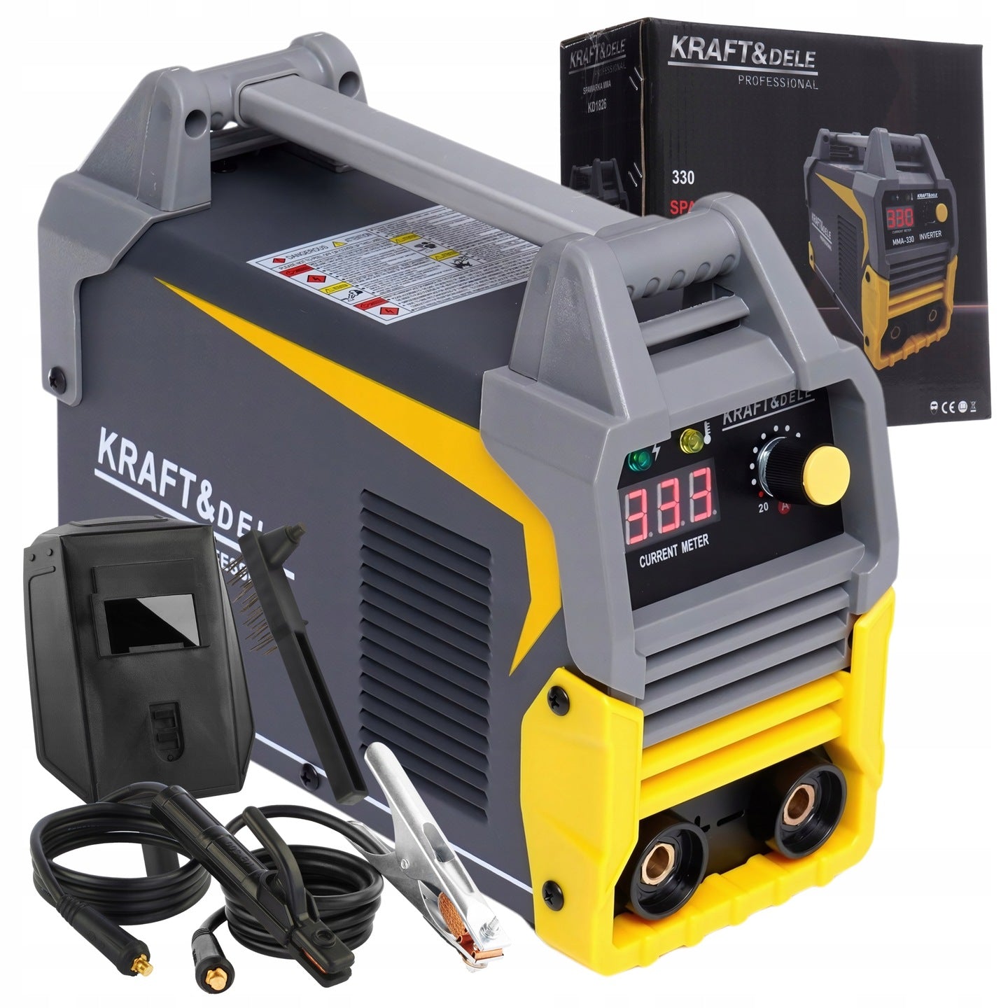 MMA IGBT LCD 330A KRAFT&DELE KD1826 inverter welder Packaging status original