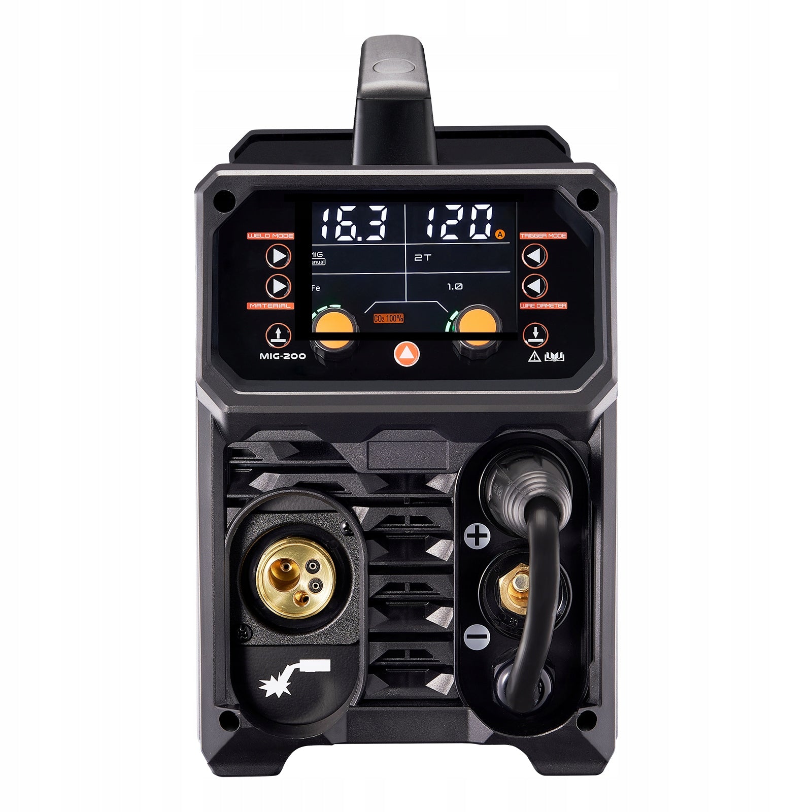 MMA Pulse TIG Lift MIG 200A LED DISPLAY INVERTER WELDER Device weight 12.4 kg