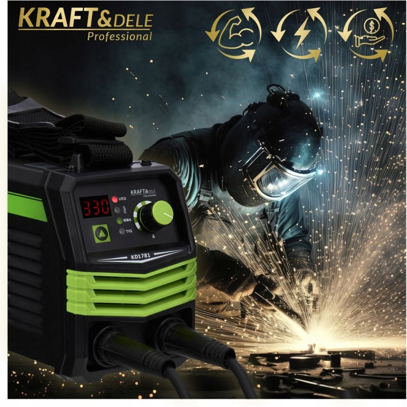 MMA TIG LIFT VRD 330A INVERTER WELDER – 20 – 330A ADJUSTMENT, 230V STRONG\ Packaging status original