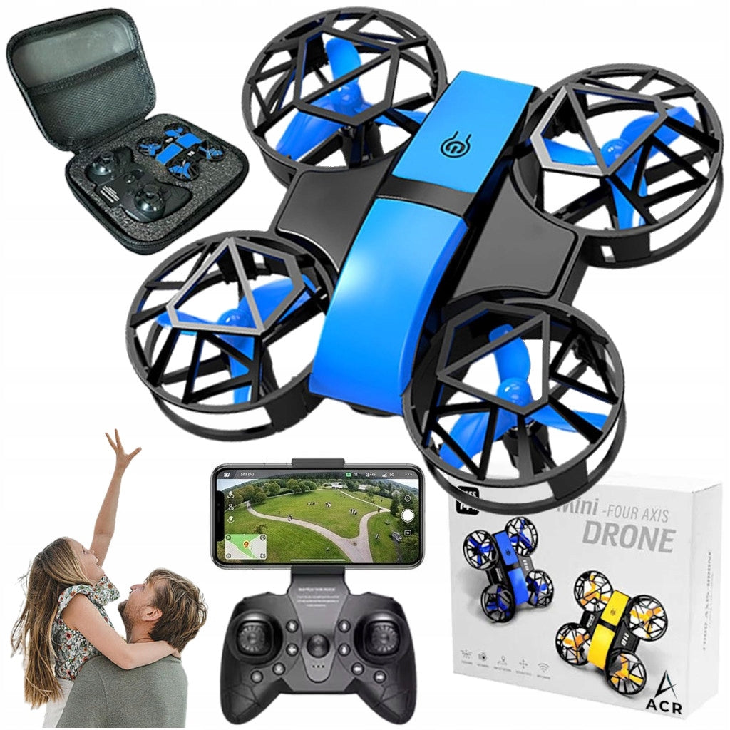 MNI DRONE REMOTE CONTROLLED HD CAMERA QUADROCOPTER RC MODEL LIVE VIEW
