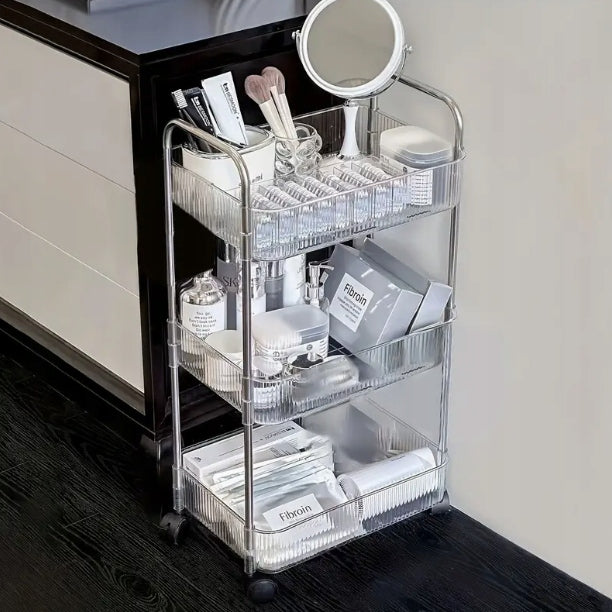 MOBILE BOOKCASE TABLE SHELVES FOR KITCHEN OFFICE LIVING ROOM FOR VEGETABLES FRUIT Acrylic Manufacturer code Wózek do salonu SPA mobilny STOLIK