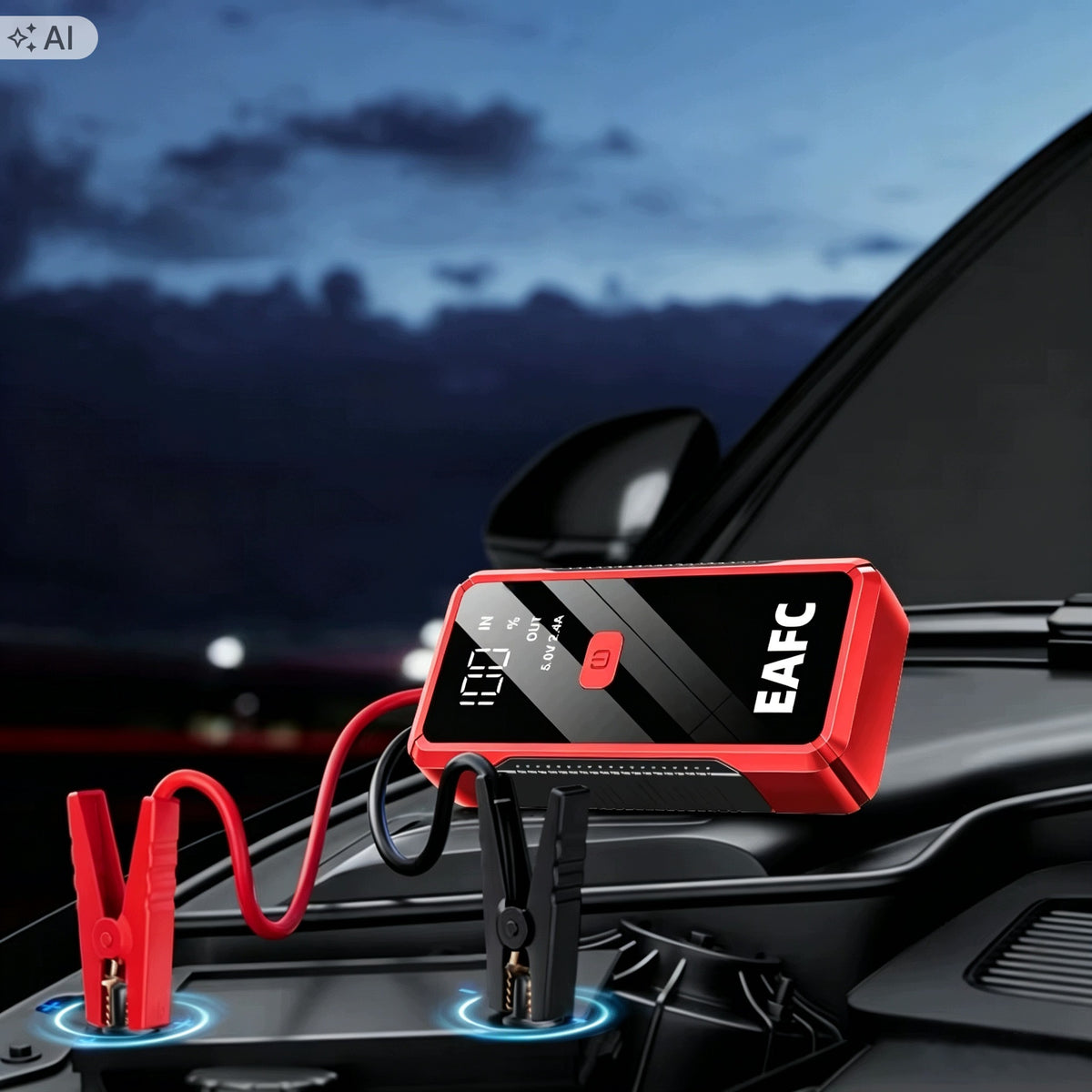 MOCNY ROZRUSZNIK BOOSTER ROZRUCH 12V 2000A POWERBANK LATARKA Manufacturer code JC07 Emergency Starter Power Supply