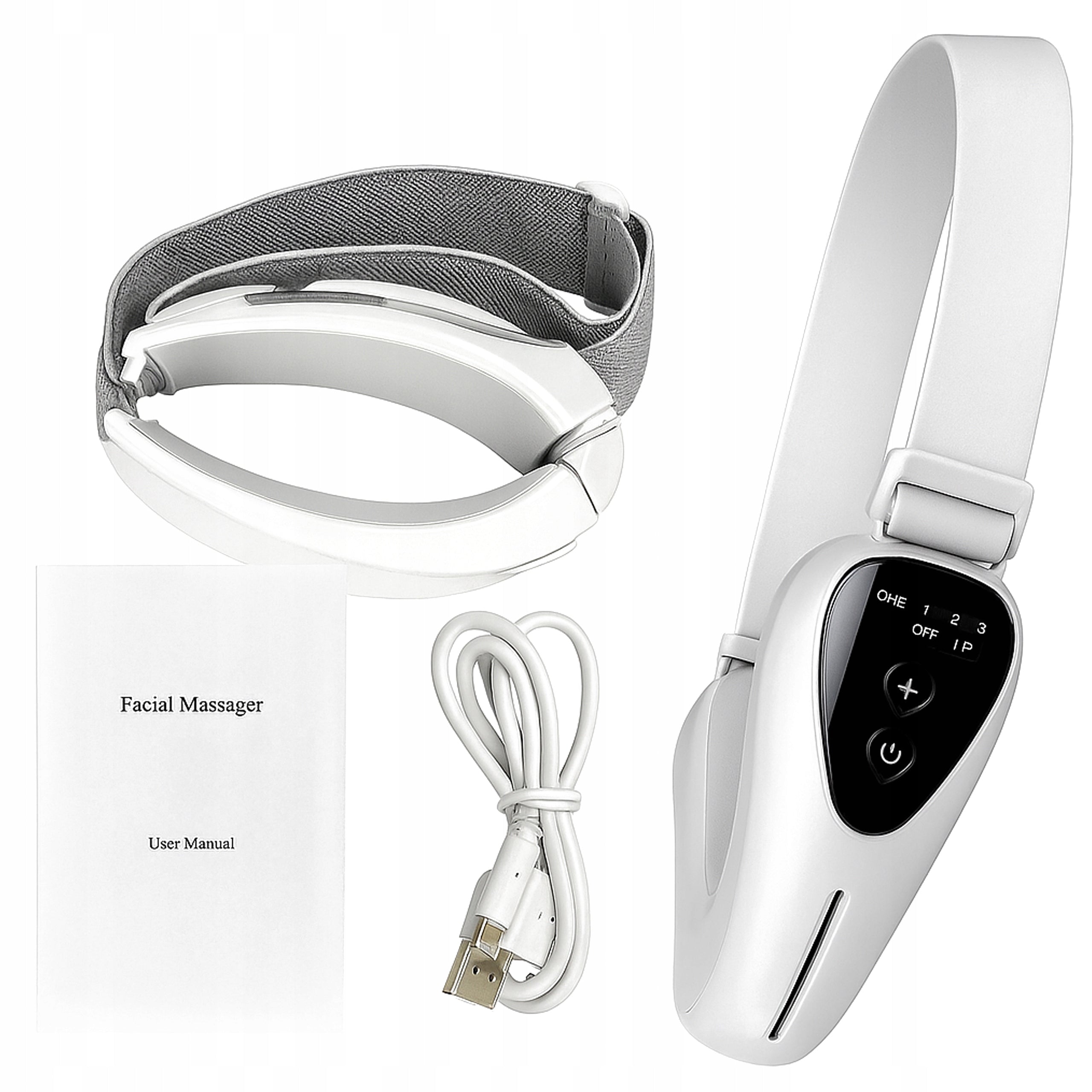 MODELING FACE MASSAGER EMS USB PHOTOTHERAPY FOR CHIN 400MAH