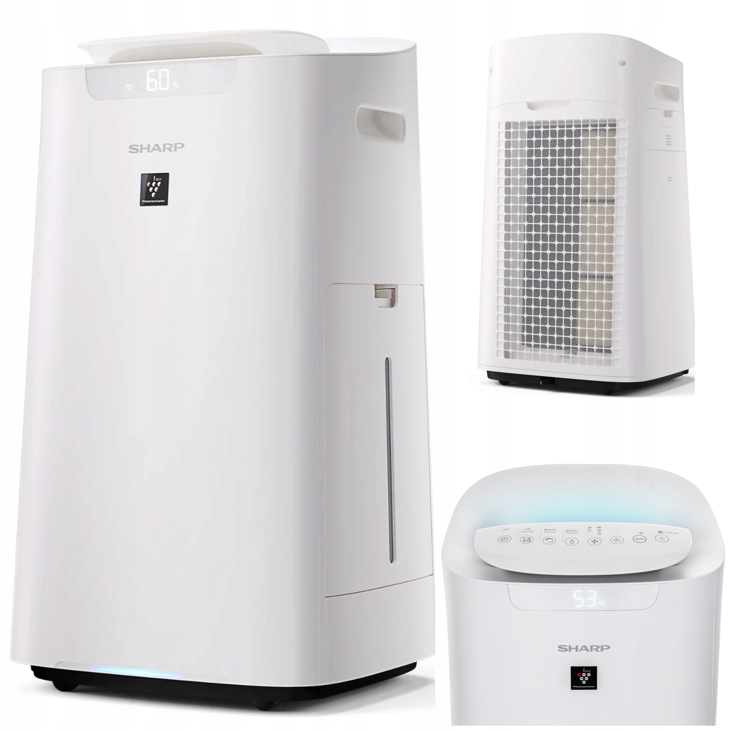 MODERN AIR PURIFIER HUMIDIFIER IONIZER SCHARP UA-KIL80E-W