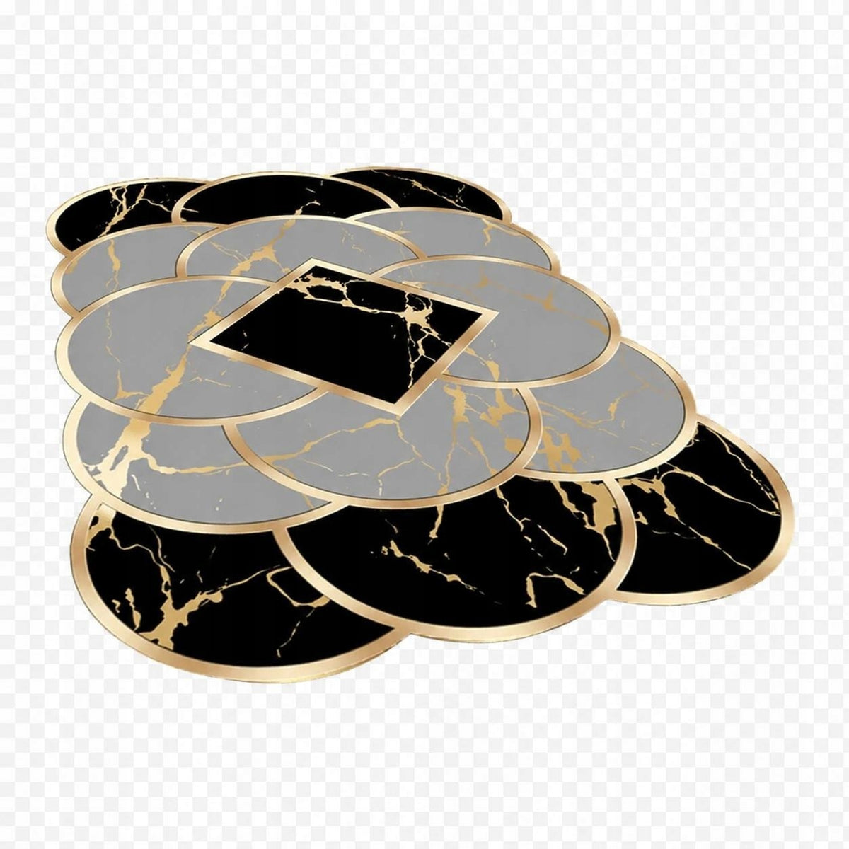 MODERN CARPET MARBLE CIRCLES IRREGULAR FOR LIVING ROOM DESIGN PREMIUM 140X200