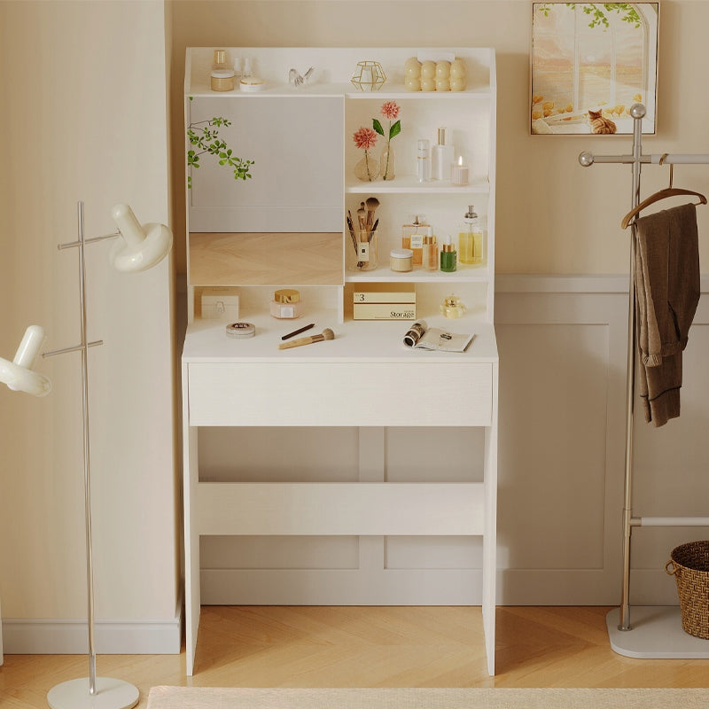 MODERN DRESSING TABLE COSMETIC WITH OPENING MIRROR LOFT DRAWER GLAMOUR Furniture depth 40 cm