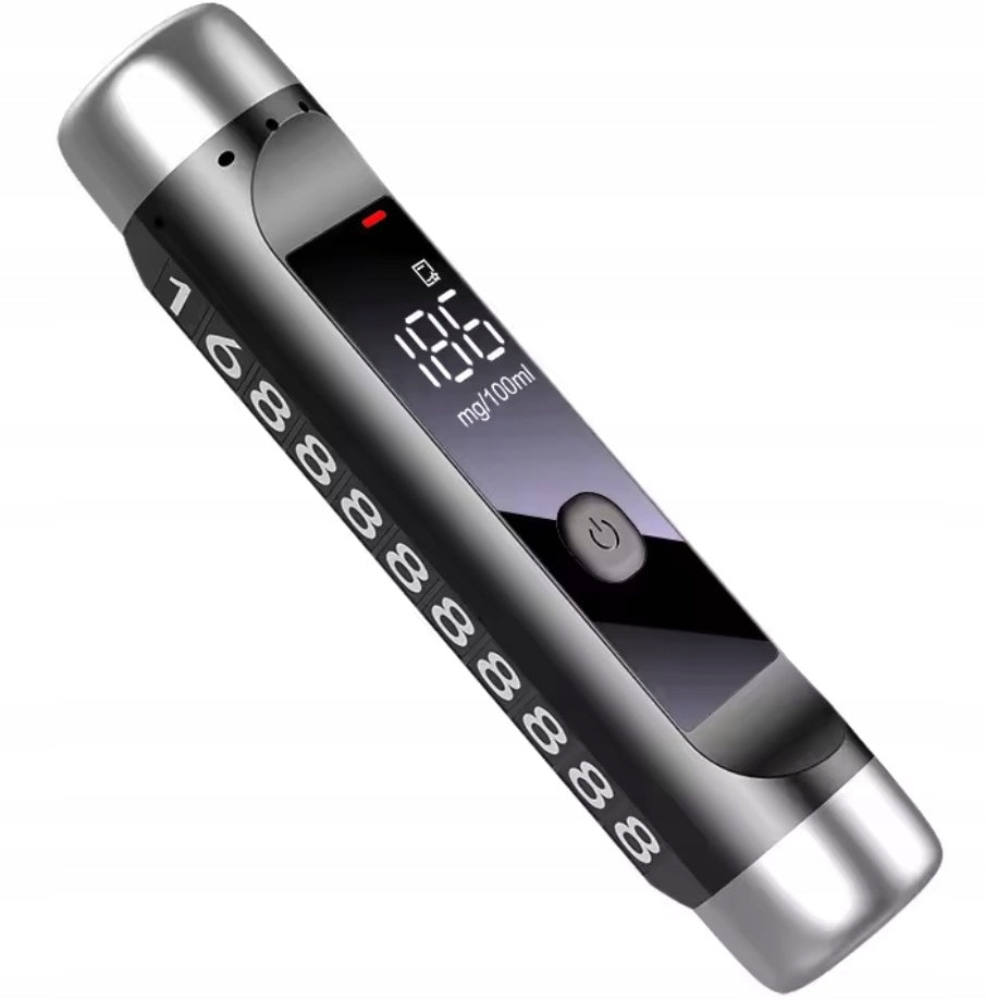 MODERN NON-CONTACT BREATHALYZER MOUTHLESS LED DISPLAY + HAMMER v2.0