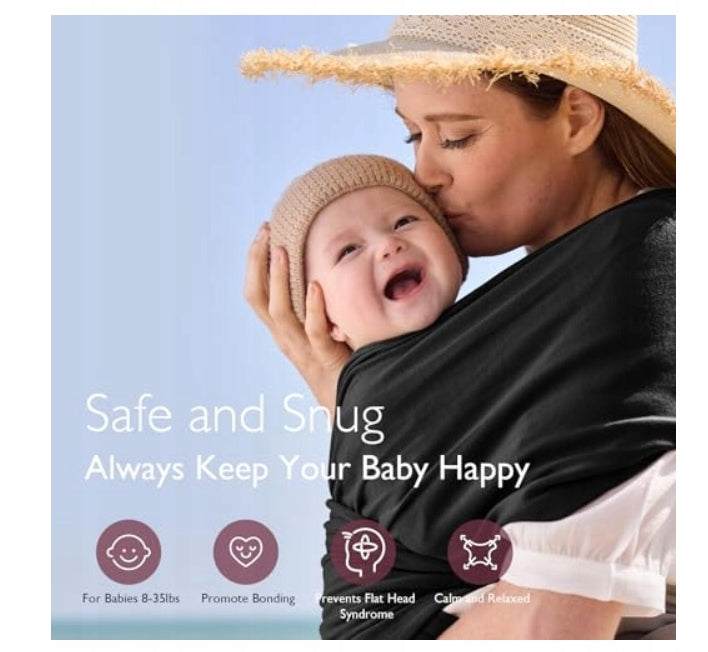 MOMCOZY ELASTIC SCARF TO WEAR FOR NEWBORNS FROM BIRTH | RING Manufacturer code MOMCOZY