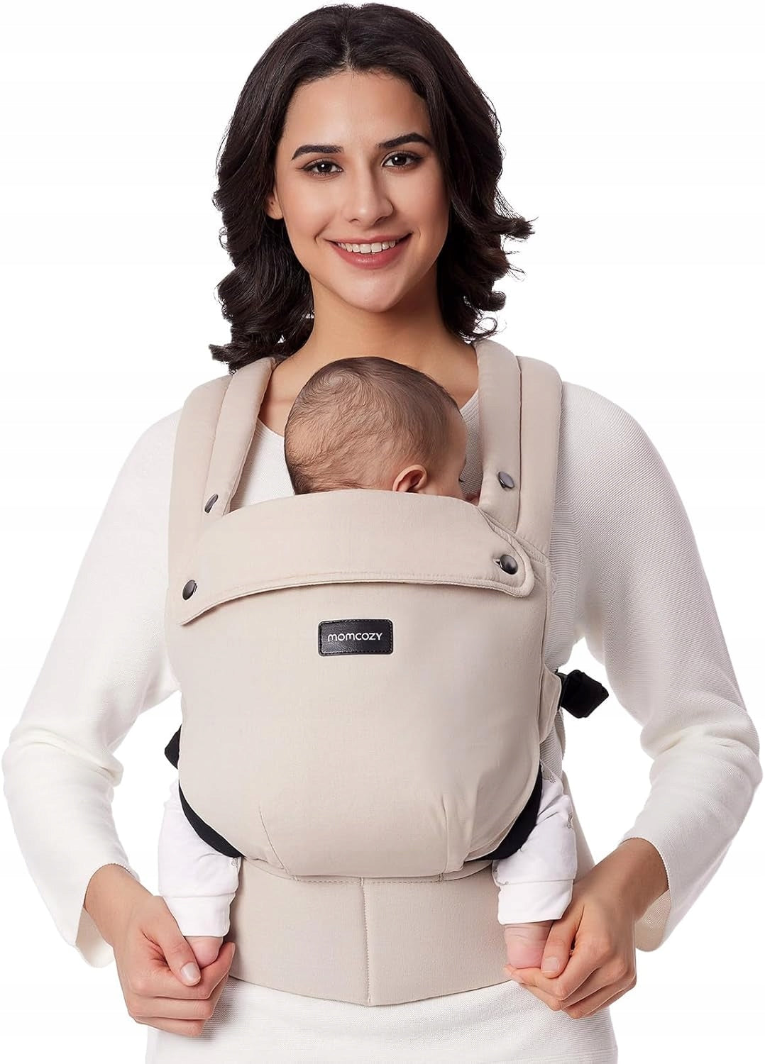 MOMCOZY Ergonomic Carrier Comfortable Lightweight 3-20 kg for babies khaki