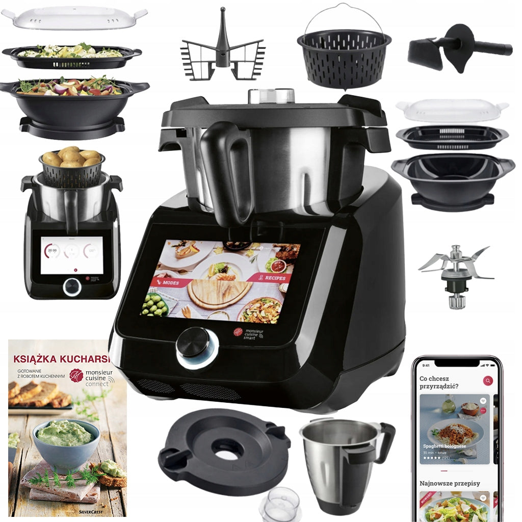 MONSIEUR CUISINE FOOD PROCESSOR LIDLOMIX BLACK SMART C1 Wi-Fi GW APKA 2026