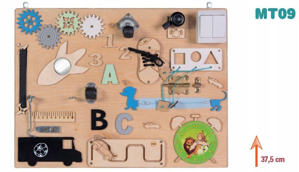 MONTESSORI 17IN1 SENSORY MANIPULATION BOARD Brand 3toysm