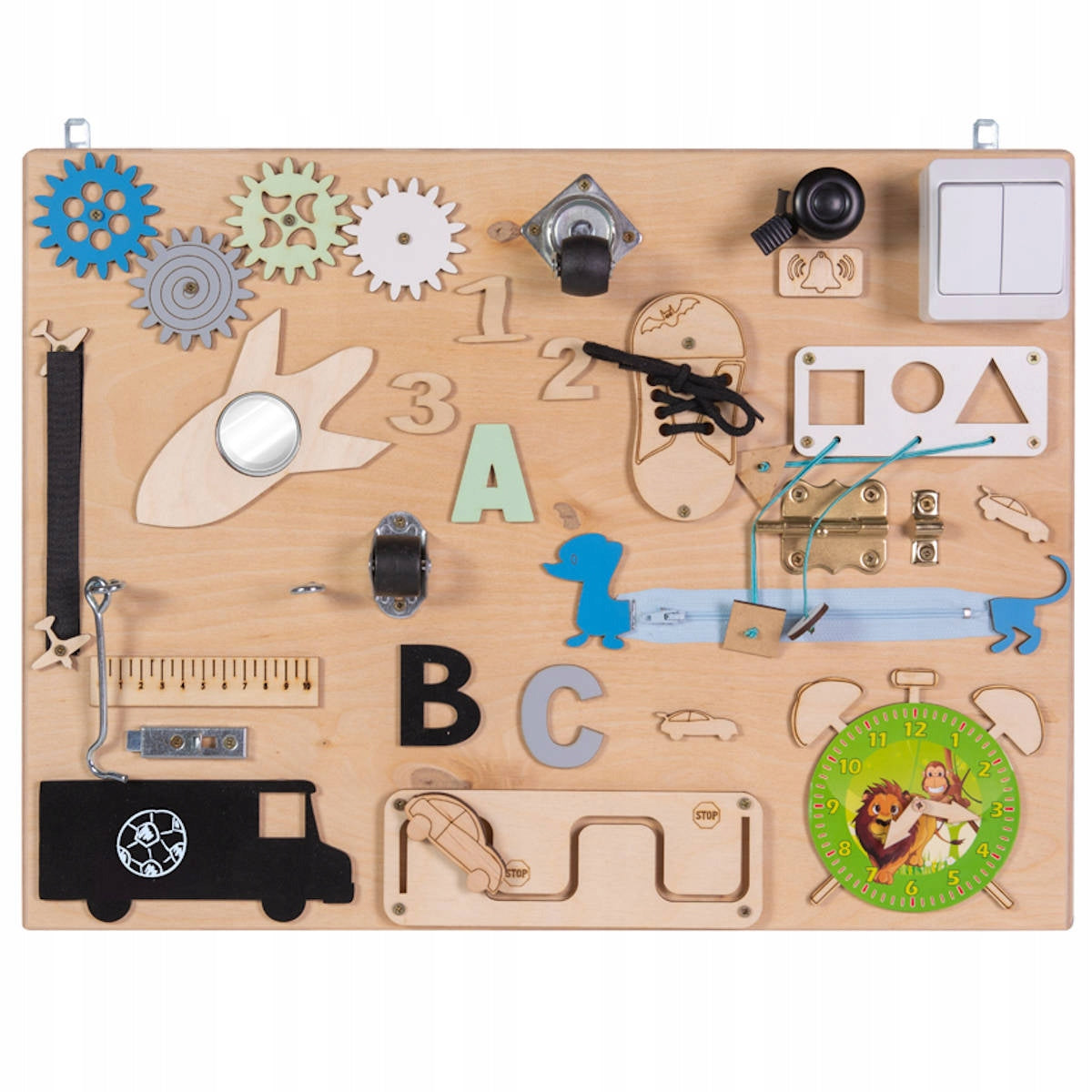 MONTESSORI 17IN1 SENSORY MANIPULATION BOARD