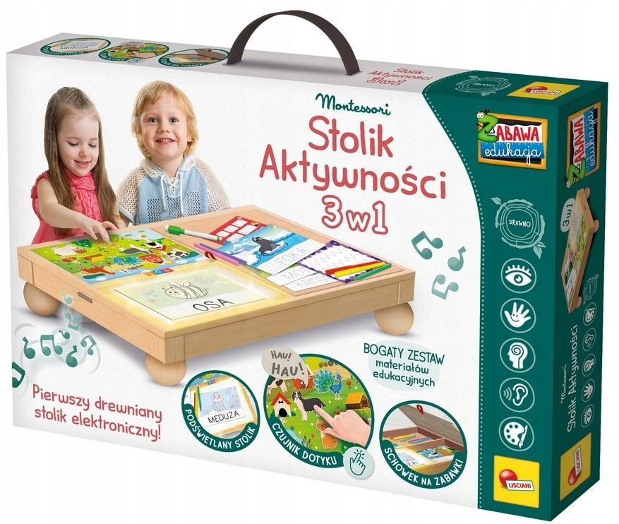 MONTESSORI ACTIVITY DESK 3IN1