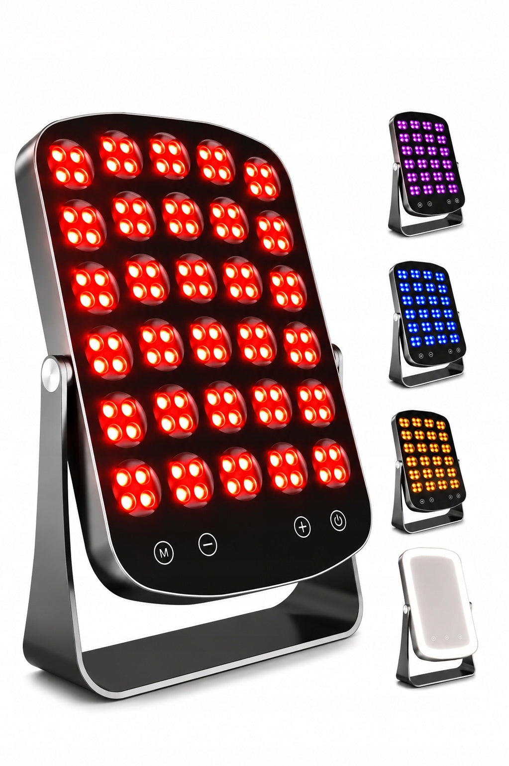 MORFONE 2in1 Lamp with red light + LED mirror 460 590 660 850nm