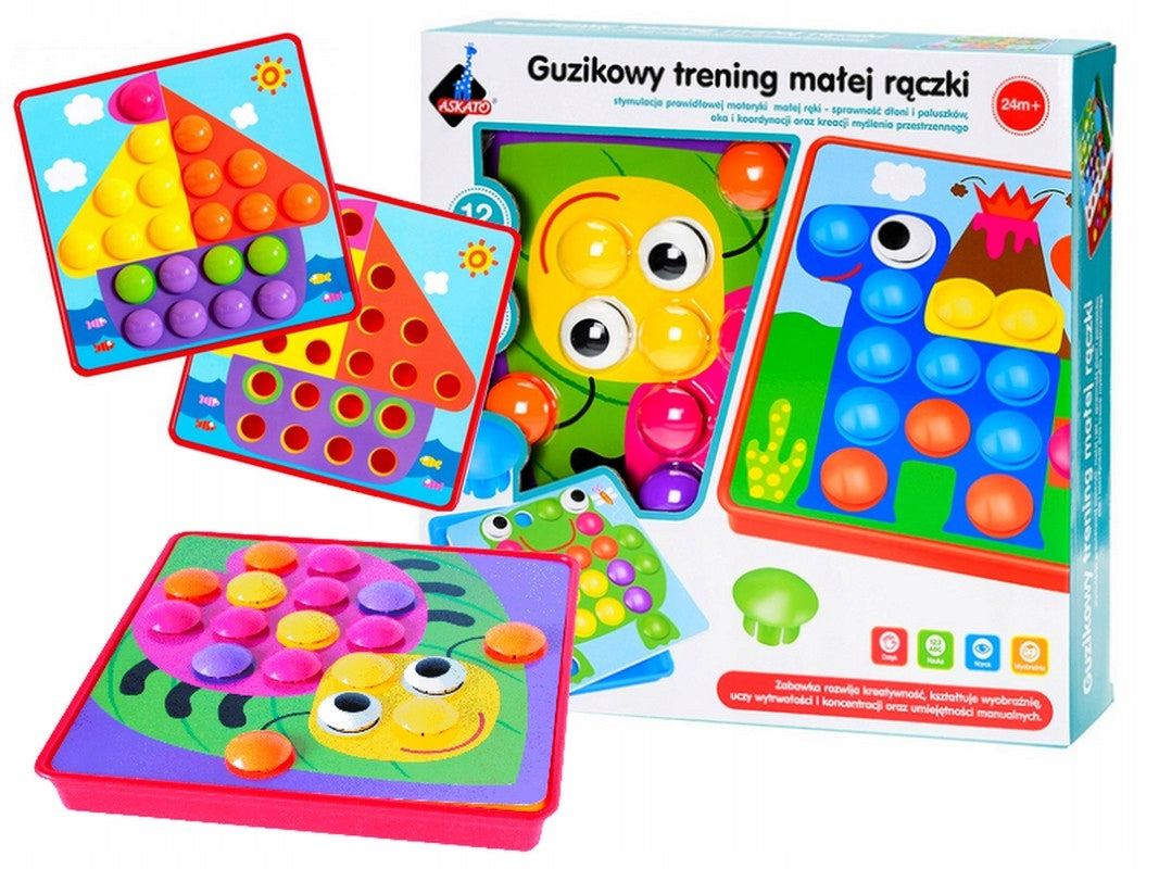 MOSAIC BUTTON TRAINING LITTLE HAND +2 YEARS Brand Askato