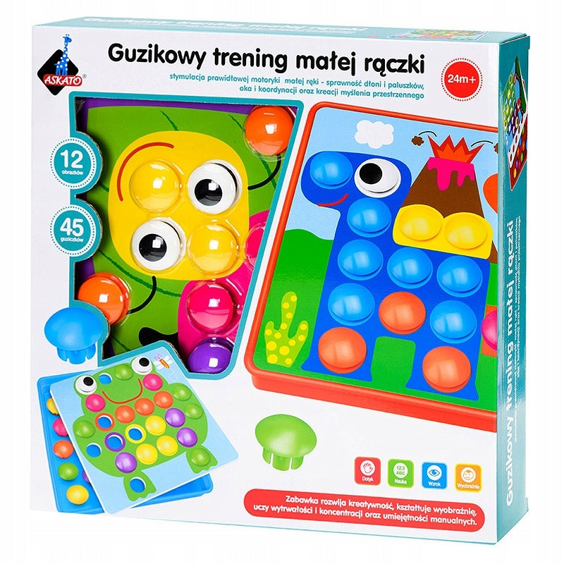 MOSAIC BUTTON TRAINING LITTLE HAND +2 YEARS