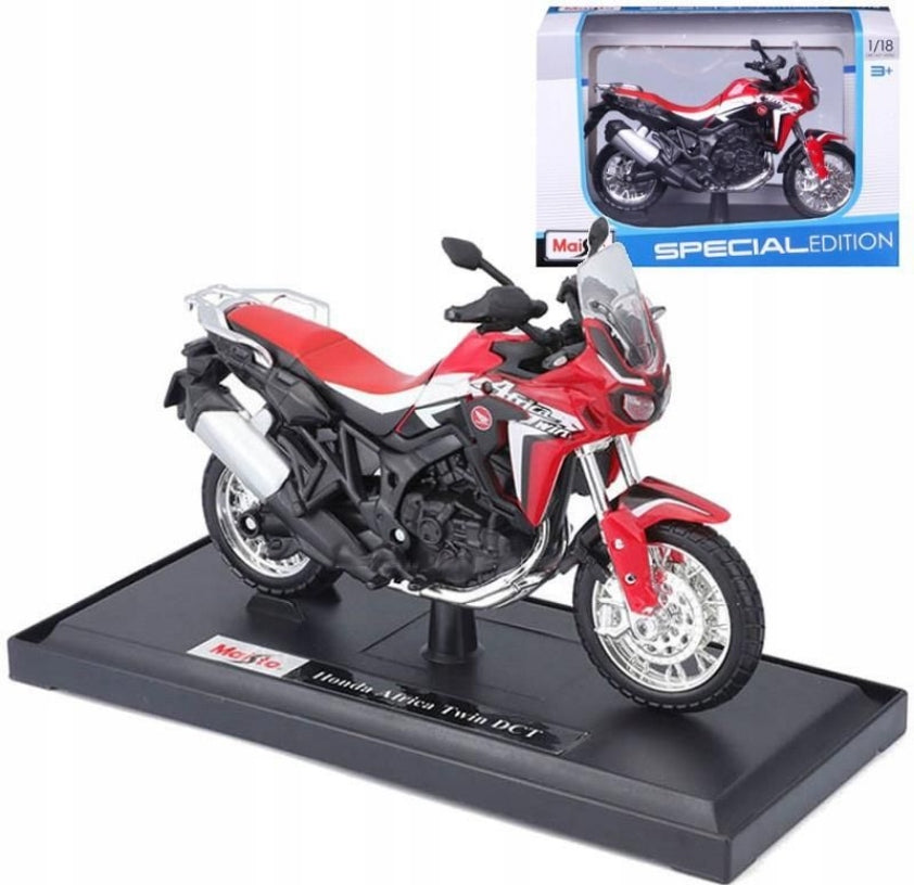 MOTOR HONDA AFRICA TWIN DCT 1:18 SCALE MODEL MAISTO FAITHFUL MINIATURE 3+