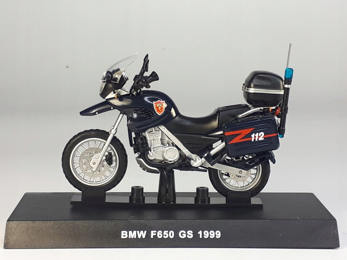 MOTORCYCLE BMW F650 GS 1999 - DEAGOSTINI 1/24 metal Brand De Agostini