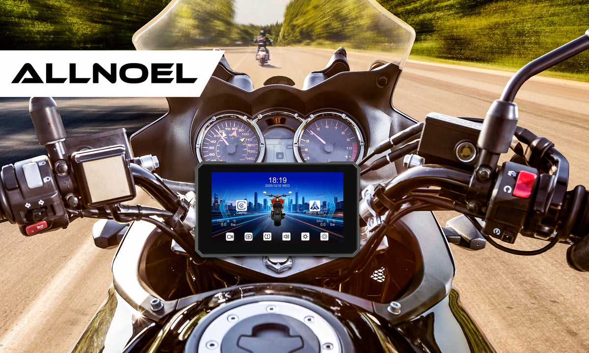 MOTORCYCLE STATION 2 CAMERAS DVR NAVIGATION CARPLAY ANDROID AUTO 5" Packaging status original